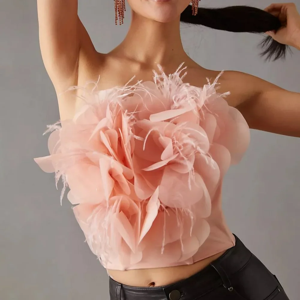 HTF Mare Mare x Anthropologie 3-D Floral Corset - Picture 5 of 9